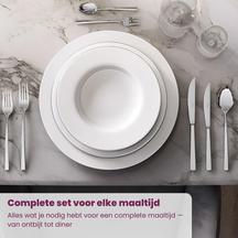 Villeroy & Boch Besteckset Couvert Piemont - 18/10 - 4-teilig