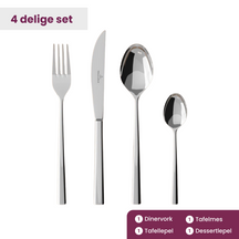 Villeroy & Boch Besteckset Couvert Piemont - 18/10 - 4-teilig