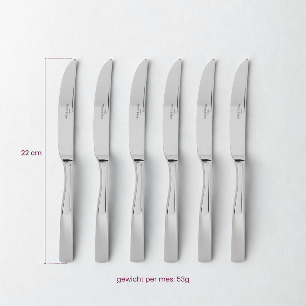 Villeroy & Boch Steakmesser-Set Piemont - 6-teilig
