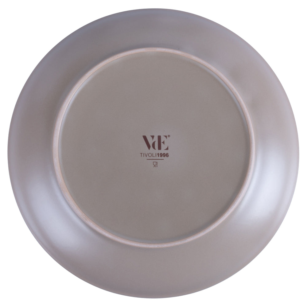 Villa d'Este Home Geschirrset Bistrot Weiß 18-teilig / 6 Personen - 6 Speiseteller, 6 Frühstücksteller und 6 Suppenteller