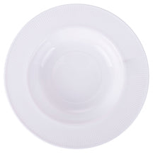 Villa d'Este Home Geschirrset Decor Weiß Opalglas 18-teilig / 6 Personen - 6 Speiseteller, 6 Frühstücksteller und 6 Suppenteller
