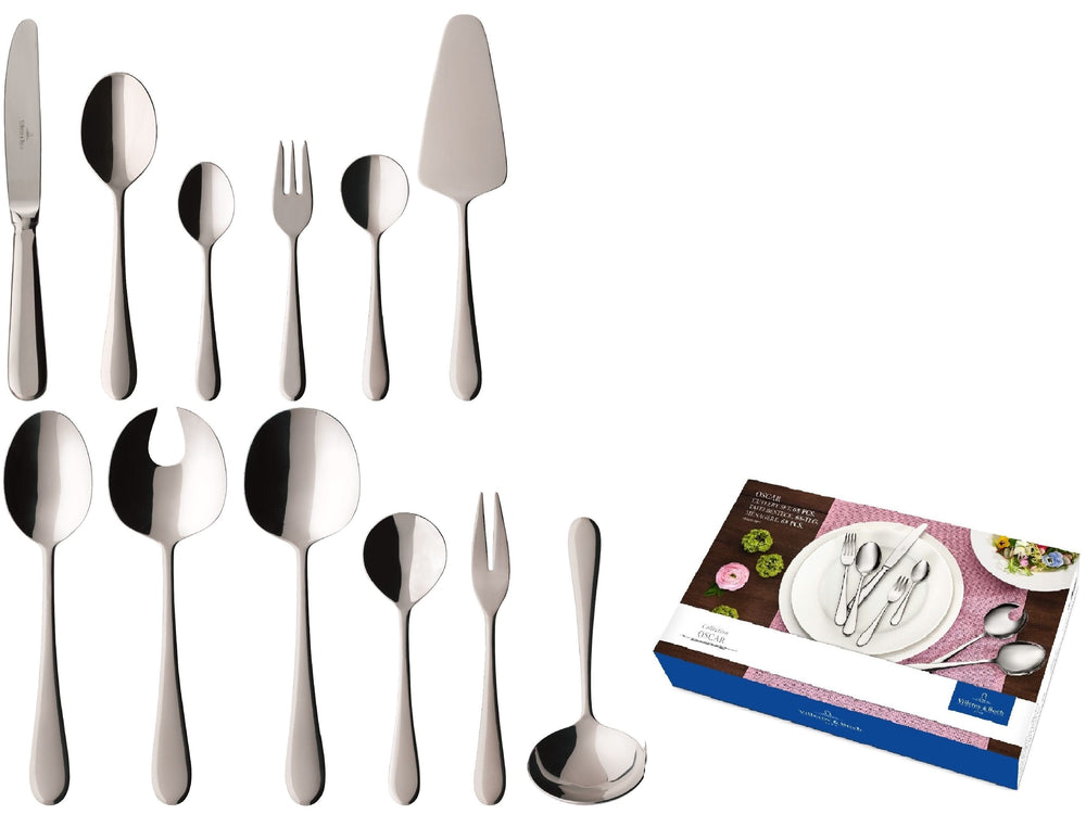 Villeroy & Boch Besteckset Oscar - Edelstahl - 68-teilig / 12 Personen