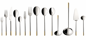 Villeroy & Boch Besteckset Ella - Vergoldet - 70-teilig
