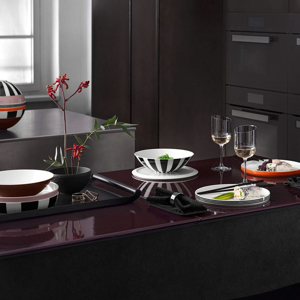 Villeroy & Boch Geschirrset La Boule Memphis 7-teilig / 2 Personen - 2 Schalen, 2 Teller, 2 Universalplatten und 1 Servierschale