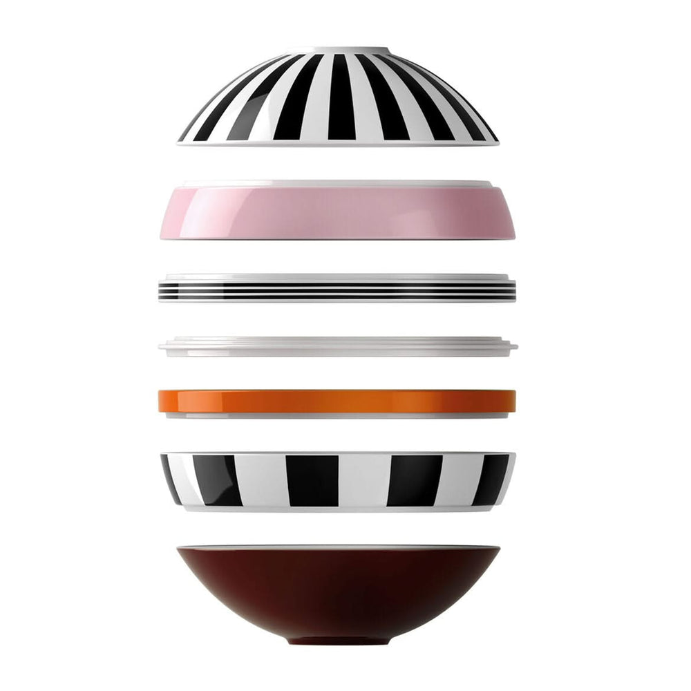 Villeroy & Boch Geschirrset La Boule Memphis 7-teilig / 2 Personen - 2 Schalen, 2 Teller, 2 Universalplatten und 1 Servierschale