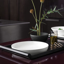 Villeroy & Boch Geschirrset La Boule Weiß 7-teilig / 2 Personen - 2 Schalen, 2 Teller, 2 Universalplatten und 1 Servierschale
