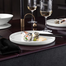 Villeroy & Boch Geschirrset La Boule Weiß 7-teilig / 2 Personen - 2 Schalen, 2 Teller, 2 Universalplatten und 1 Servierschale