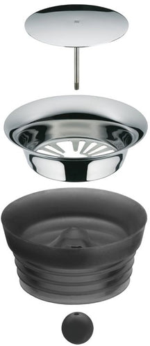 WMF Basic Wasserkaraf - Tropffrei - Schwarz / Silber - 1 Liter