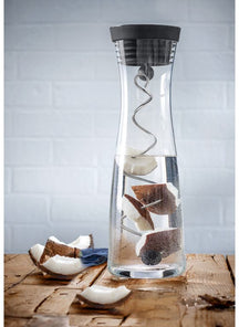 WMF Basic Wasserkaraf - Tropffrei - Schwarz / Silber - 1 Liter