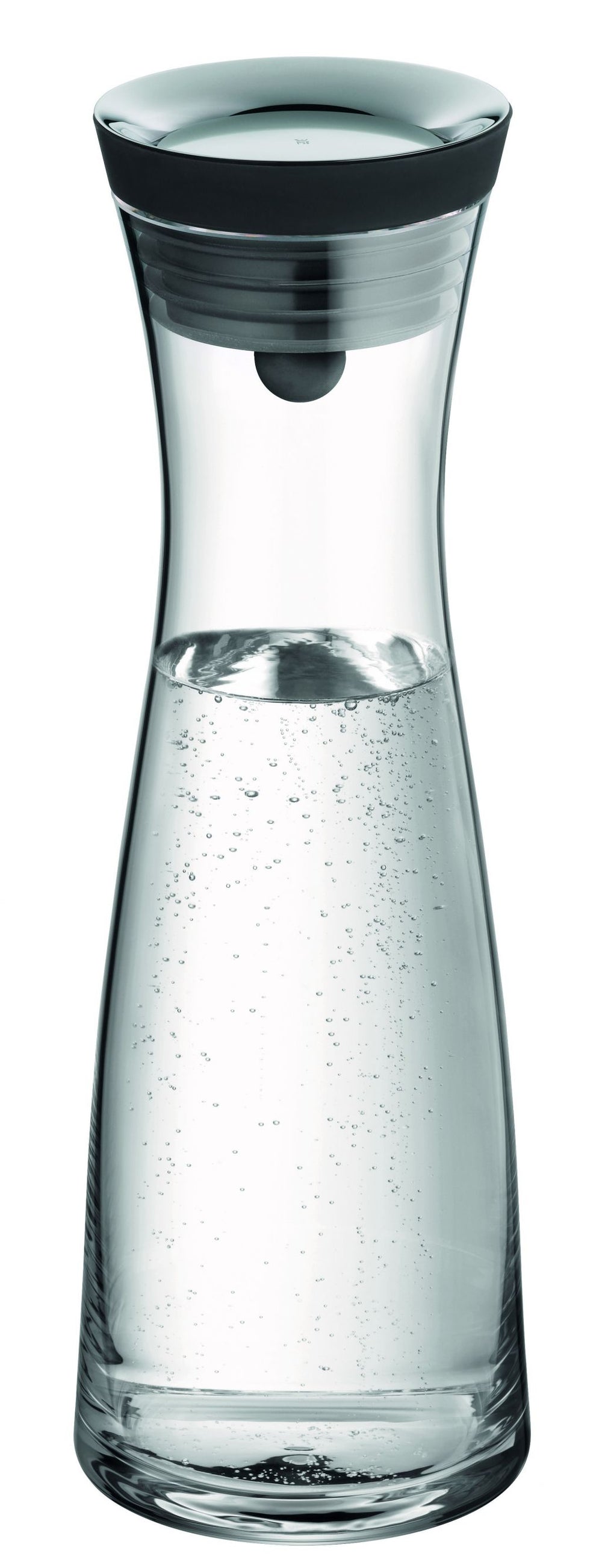 WMF Basic Wasserkaraf - Tropffrei - Schwarz / Silber - 1 Liter