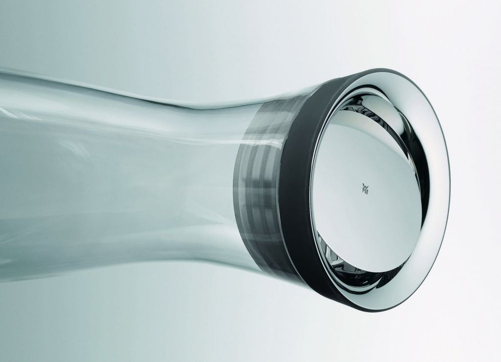 WMF Basic Wasserkaraf - Tropffrei - Schwarz / Silber - 1 Liter