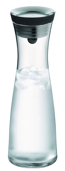 WMF Basic Wasserkaraf - Tropffrei - Schwarz / Silber - 1 Liter