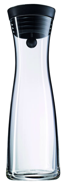 WMF Basic Wasserkaraf - Tropffrei - Schwarz / Silber - 1 Liter