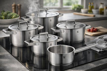 WMF Topfset Comfort Line - 5-teilig - Inklusive GRATIS Cookinglife Kochgeschirr Set - Kochtopf ø 16, 20, 20 und 24 cm sowie Stielkasserolle ø 16 cm