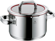 WMF Topfset Function 4  – Edelstahl – 5-teilig – Stielkasserolle ø 16, 20, 20 und 24 cm sowie Stielkasserolle ø 16 cm
