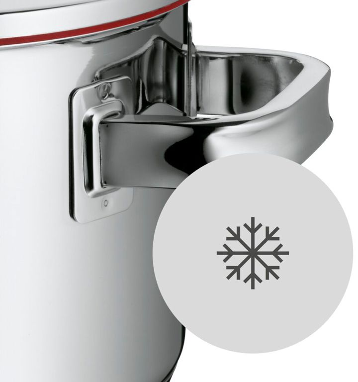 WMF Topfset Function 4  – Edelstahl – 5-teilig – Stielkasserolle ø 16, 20, 20 und 24 cm sowie Stielkasserolle ø 16 cm
