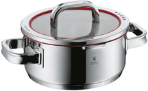 WMF Topfset Function 4  – Edelstahl – 5-teilig – Stielkasserolle ø 16, 20, 20 und 24 cm sowie Stielkasserolle ø 16 cm
