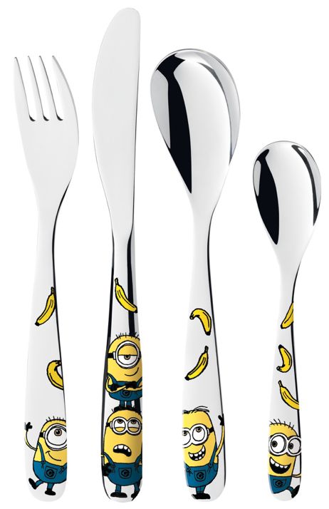 WMF Kinderbesteck Minions 4-teilig