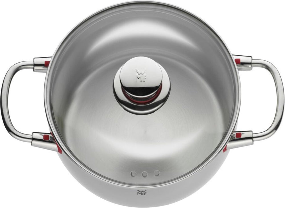 WMF Topfset Quality One - RVS - 5-teilig - Inklusive GRATIS Cookinglife Kochgeschirr Set - Kochtopf ø 16, 20, 20 und 24 cm sowie Stielkasserolle ø 16 cm