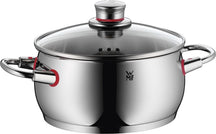 WMF Topfset Quality One - RVS - 5-teilig - Inklusive GRATIS Cookinglife Kochgeschirr Set - Kochtopf ø 16, 20, 20 und 24 cm sowie Stielkasserolle ø 16 cm