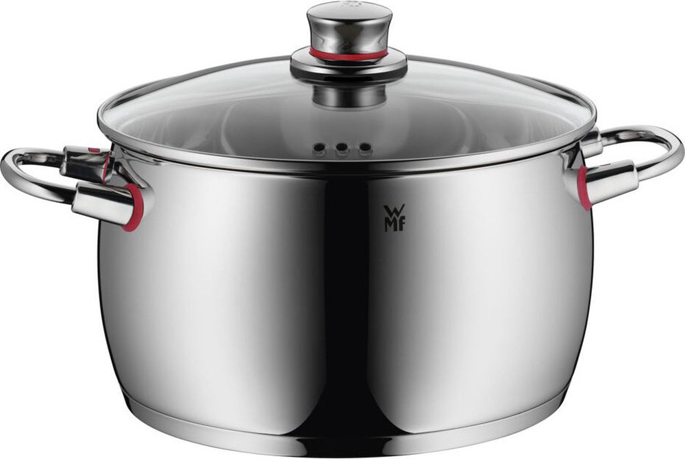 WMF Topfset Quality One - RVS - 5-teilig - Inklusive GRATIS Cookinglife Kochgeschirr Set - Kochtopf ø 16, 20, 20 und 24 cm sowie Stielkasserolle ø 16 cm