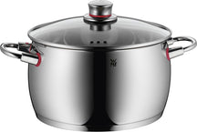 WMF Topfset Quality One - RVS - 5-teilig - Inklusive GRATIS Cookinglife Kochgeschirr Set - Kochtopf ø 16, 20, 20 und 24 cm sowie Stielkasserolle ø 16 cm