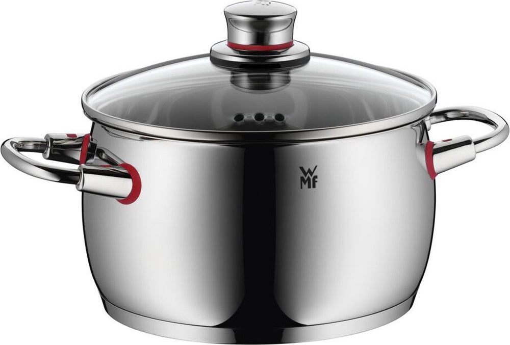 WMF Topfset Quality One - RVS - 5-teilig - Inklusive GRATIS Cookinglife Kochgeschirr Set - Kochtopf ø 16, 20, 20 und 24 cm sowie Stielkasserolle ø 16 cm