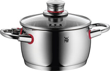 WMF Topfset Quality One - RVS - 5-teilig - Inklusive GRATIS Cookinglife Kochgeschirr Set - Kochtopf ø 16, 20, 20 und 24 cm sowie Stielkasserolle ø 16 cm