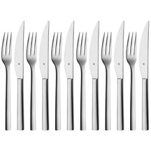 WMF Steakbesteck Nuova 12-teilig - Inklusive GRATIS Cookinglife Pfeffer- und Salzmahlerset