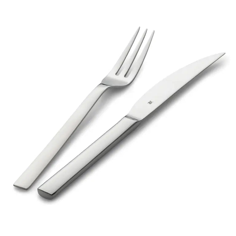 WMF Steakbesteck Nuova 12-teilig - Inklusive GRATIS Cookinglife Pfeffer- und Salzmahlerset