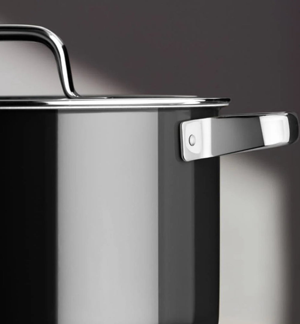 WMF Topfset Fusiontec 2.0 Mineral Pro Schwarz 4-teilig - Kochtöpfe ø 16, 20, 24 cm & Stieltopf ø 16 cm