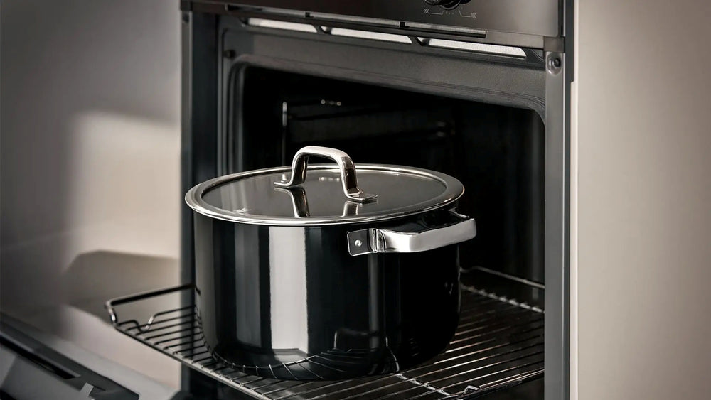 WMF Topfset Fusiontec 2.0 Mineral Pro Schwarz 4-teilig - Kochtöpfe ø 16, 20, 24 cm & Stieltopf ø 16 cm