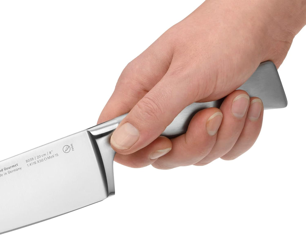 WMF Messerblock Grand Gourmet 6-teilig - Komplett aus Edelstahl - Performance Cut