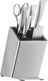WMF Messerblock Grand Gourmet 6-teilig - Komplett aus Edelstahl - Performance Cut