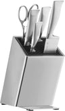 WMF Messerblock Grand Gourmet 6-teilig - Komplett aus Edelstahl - Performance Cut
