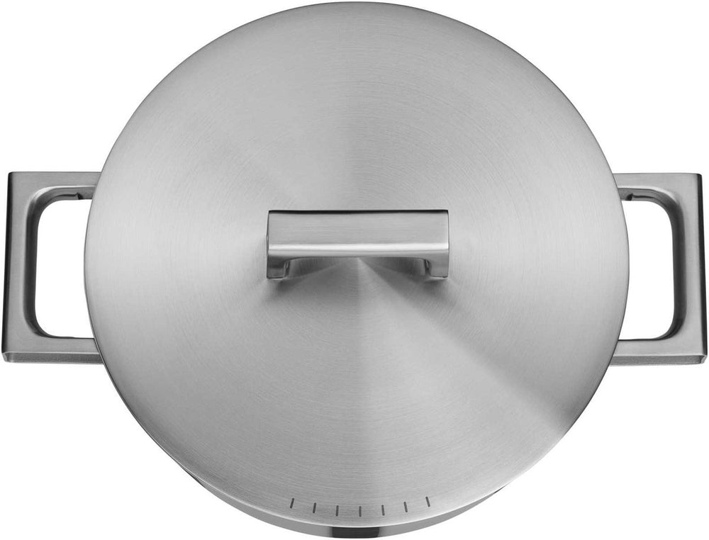 WMF Topfset Ultimate Cool 5-teilig - Edelstahl - Kochtöpfe ø 16, 20, 20, 24 cm & Stieltopf ø 16 cm
