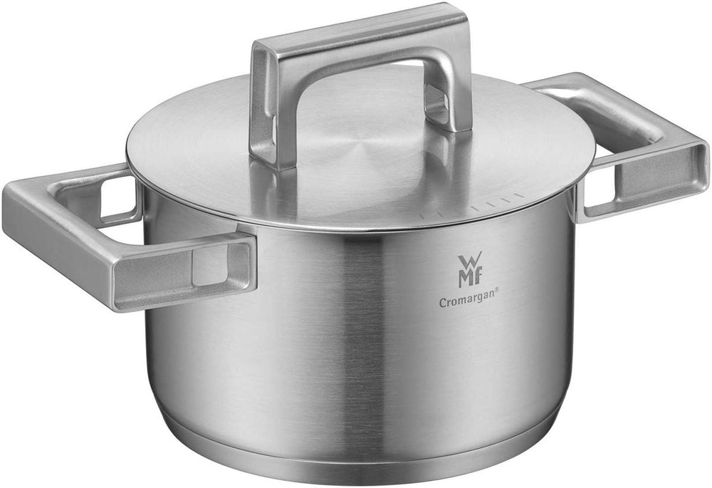 WMF Topfset Ultimate Cool 5-teilig - Edelstahl - Kochtöpfe ø 16, 20, 20, 24 cm & Stieltopf ø 16 cm