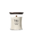 WoodWick Duftkerze Medium Tonka & Almond Milk - 11 cm / ø 10 cm - Duftkerze im Glas - Holzdocht