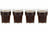 Cookinglife Kunststoff-Wassergläser, stapelbar – CampVibe – Outdoor – Unzerbrechlich – 275 ml – 4er-Set