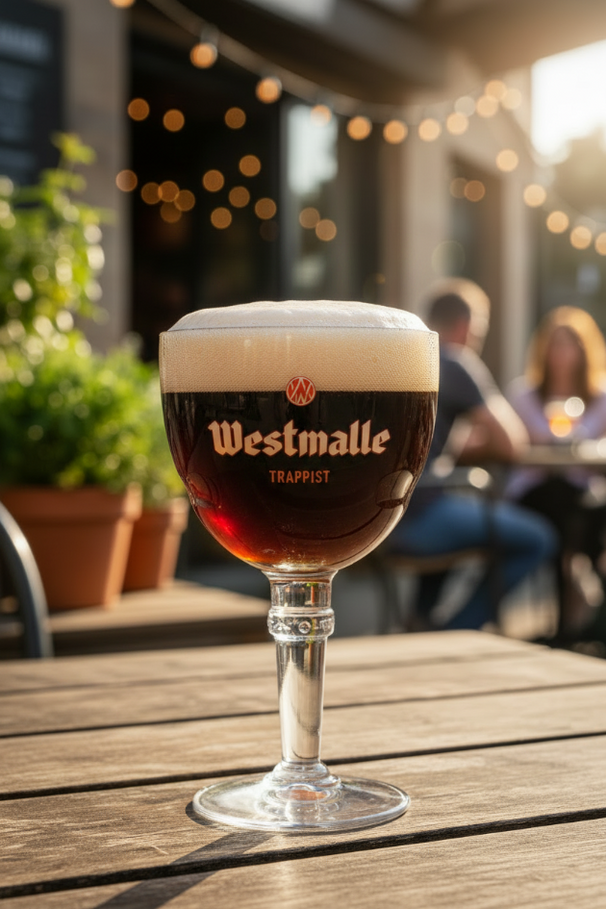 Westmalle Trappistenbiergläser - 330 ml - 4 Stück