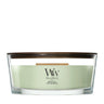WoodWick Duftkerze Ellipse Matcha Zest - 9 cm / 19 cm - Duftkerze im Glas - Holzdocht