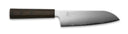 Yaxell Santokumesser Hana 16,5 cm – 3-lagiger Edelstahl – dunkelbrauner Pakkaholzgriff