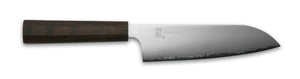 Yaxell Santokumesser Hana 16,5 cm – 3-lagiger Edelstahl – dunkelbrauner Pakkaholzgriff