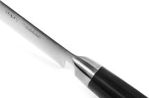 Yaxell Santoku-Messer, Klinge 12,5 cm – 69-lagiger Damaststahl – Griff aus Canvas-Micarta