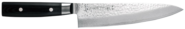 Yaxell Zen Kochmesser 20 cm – 37-lagiger Damaststahl – Griff aus Canvas-Micarta