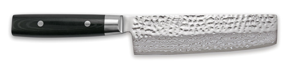 Yaxell Nakirimes Zen 16,5 cm – 37-lagiger Damaststahl aus Edelstahl – Griff aus Canvas-Micarta