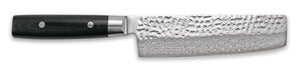 Yaxell Nakirimes Zen 16,5 cm – 37-lagiger Damaststahl aus Edelstahl – Griff aus Canvas-Micarta