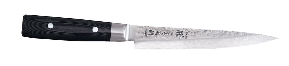 Yaxell Zen Fleischmesser 18 cm – 37-lagiger Damaststahl – Griff aus Canvas-Micarta