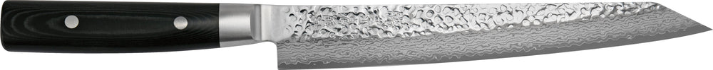 Yaxell Zen Fleischmesser 23 cm – 37-lagiger Damaststahl – Griff aus Canvas-Micarta