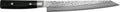 Yaxell Zen Fleischmesser 23 cm – 37-lagiger Damaststahl – Griff aus Canvas-Micarta